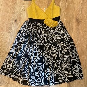 Jcrew wool and chiffon dress